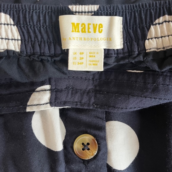 Maeve Black & White Polka Dot Skirt - Picture 12 of 15